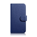 Miniatyrbillede 2 af 9: 2-i-1 læder Flip Cover iPhone 14 Anti-RFID pung etui Blå