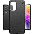 Miniatyrbillede 2 af 9: Holdbart og fleksibelt cover til Galaxy A73 Onyx sort