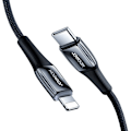 Pikkukuva 2 / 9: Kaapeli iPhonelle USB-C - Lightning Power Delivery 20W 2.4A 1.2m punainen