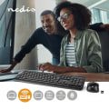 Pikkukuva 1 / 7: Hiiri ja Näppäimistö Paketti | Langaton | Hiiri- ja näppäimistöliitäntä: USB | 800 / 1200 / 1600 dpi | Säädettävä DPI | QWERTY | IT Näppäinasettelu