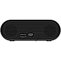 Miniatyrbillede 4 af 8: Clock Radio Temp/Fugtighed USB-C/Batteridrift Sort