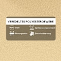 Miniatyrbillede 6 af 10: Sædehynde, 115x56 cm stolehynde med bindebånd, ryglæn, 10 cm tyk polstring, vandafvisende sædehynde til hjem, have, kontor, stole, beige