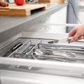 Pikkukuva 3 / 6: Ruokailuvälinetarjotin metalliverkkoa L