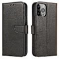 Pikkukuva 1 / 7: Kansi läppä ja lompakko Xiaomi Redmi 12 Magnet Case -kotelolle, musta