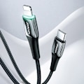 Pikkukuva 4 / 9: Kaapeli iPhonelle USB-C - Lightning Power Delivery 20W 2.4A 1.2m punainen