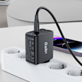 Miniatyrbild 7 av 8: Snabb GaN 35W PD laddare 2x USB-C svart