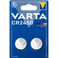 VARTA Lithium Coin knappcellsbatteri CR2450, 3V, 2-pack