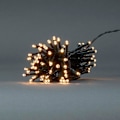 Miniatyrbillede 1 af 9: Julebelysning | Snor | 96 LED's | Varm Hvid | 7.20 m | Lyseffekter: 7 | Indendørs eller udendørs | Batteri