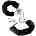 Miniatyrbillede 1 af 4: Fetish Fantasy Series - Furry Manchetter Sort