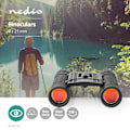 Miniatyrbild 2 av 9: Binocular | Förstoring: 8 x | Objektivlinsdiameter: 21 mm | Synfält: 128 m | Resväska ingår | Svart