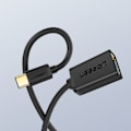 Pikkukuva 9 / 9: OTG-kaapelisovitin USB 3.0:sta USB-C:hen - musta