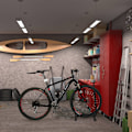 Miniatyrbillede 5 af 8: Cykelstativ Udstillingsstativ