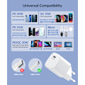 Miniatyrbillede 4 af 7: GaN USB-C PD 30W vægoplader hvid