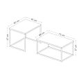 Miniatyrbillede 6 af 6: Redebord (2 stk) Leka - Sort