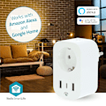 Pikkukuva 7 / 9: SmartLife Älypistorasia | Wi-Fi | IP21 | Virtamittari | 3680 W | Type F (CEE 7/7) / 1x USB-C™ / 2x USB | 0 - 55 °C | Android™ / IOS | Valkoinen | 1 kp