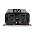 Miniatyrbild 4 av 9: Power Inverter Pure Sine Wave | Ingångsspänning: 12 V DC | Enhetens strömutgångsanslutningar: Typ F (CEE 7/3) / USB-A / USB-C™ | 230 V AC 50 Hz | 1000