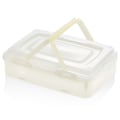 Pikkukuva 1 / 5: Herzberg yksitasoinen takeaway-leivonnaisten kuljetuslaatikko Ivory (norsunluu)