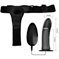 Pikkukuva 10 / 10: Pretty Love - Myron Strap On värinä ja ontto dildo