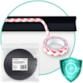 Miniatyrbillede 5 af 9: Beskyttende skumtape Ricokids 798701 sort 2 m