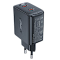 Miniatyrbild 2 av 8: Snabb GaN 35W PD laddare 2x USB-C svart