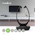 Miniatyrbillede 2 af 9: Trådløst TV hovedtelefoner | RF | In-Ear | Maksimal batteritid: 4.5 timer | 35 m | Digital lyd | Opladningsstation | Balancekontrol | Sort