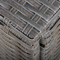 Miniatyrbillede 10 af 10: 10 stk. Rattan siddegruppe, med hjørnestole, bord, taburetter, sæde- og ryghynder, PE rattan, polyester, 120 x 68 x 73 cm, mørkegrå |