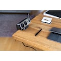Pikkukuva 5 / 6: brennenstuhl®estilo Duplex-jatkojohto ylijännitesuojalla, 1x USB C, 1x USB A, 9x pistorasiat, hopea/musta