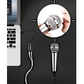 Miniatyrbillede 6 af 9: Ekstern musik lydkort adapter USB - 3,5 mm mini jack kabel 15 cm sort