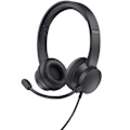 Miniatyrbillede 1 af 8: Ayda PC headset 3,5 mm sort