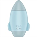 Miniatyrbild 5 av 7: Satisfyer - Mission Control Blue Small Double Impulse Vibrator