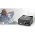 Miniatyrbillede 8 af 9: Digital Audio Converter | 1-vejs | Tilslutninger indgang: HDMI™ Input | Tilslutninger udgang: 2x (2x RCA Hun) / 3.5 mm | Automatisk | Antracit