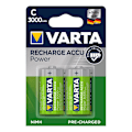Pikkukuva 1 / 2: Varta Recharge Accu Power -akut C 3000 mAh 2 kpl läpipainopakkauksessa