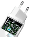 Miniatyrbild 8 av 9: GaN2 Pro USB snabbladdare USB-C QC PD 65W vit