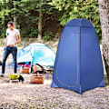 Miniatyrbillede 8 af 9: Pop Up Toilettelt Mobilt Campingbrusetelt Pusletelt Med Inderlomme Brusekabine Vandtæt Polyester Mørkeblå 120 X 120 X 190 Cm