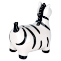 Miniatyrbillede 3 af 6: Keramisk sparegris zebra