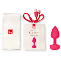 Pikkukuva 4 / 6: G-Vibe - Funtoys Gplug Anal Ladattava Vibraattori Pieni Neon Pinkki 3cm