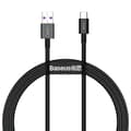 Baseus Pikalatauskaapeli USB-A–USB-C, 66 W, 1 m - musta