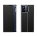 Miniatyrbillede 1 af 8: Cover med klap og stativ til Xiaomi Redmi 11A / Poco C55 / Redmi 12C New Sleep Case sort