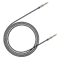 Miniatyrbillede 9 af 9: Yiven M30 stereolydkabel AUX 3,5 mm han mini-stik 1m sølv-sort