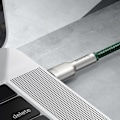 Miniatyrbillede 9 af 9: USB-C - USB-C kabel Cafule Metal Data Strømforsyning 100W 2m - grøn