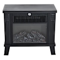 Pikkukuva 8 / 10: Sähkötakka Sähkötakka Takka Seisomatakka Liekkiefektillä 600/1200W, Metalli, Musta, 34X17X31 Cm