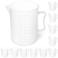 Pikkukuva 1 / 4: Muovinen laboratoriolasi 1000 ml asteikolla - 10 kpl.