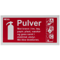 Pikkukuva 3 / 4: BSP-1020 Kyltti jauhesammuttimelle