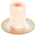 Miniatyrbillede 5 af 7: Stander til dekorative lyskompositioner, spejlglas, glitter, 15 cm