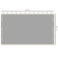 Miniatyrbillede 4 af 10: Myggenet 3X3 Gazebo 4 Sidepaneler Fly Net Zip Nylon Mesh Sort