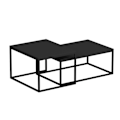 Miniatyrbillede 3 af 6: Redebord (2 stk) Leka - Sort