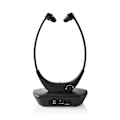 Miniatyrbillede 4 af 9: Trådløst TV hovedtelefoner | RF | In-Ear | Maksimal batteritid: 4.5 timer | 35 m | Digital lyd | Opladningsstation | Balancekontrol | Sort