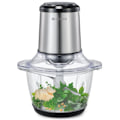 Miniatyrbillede 1 af 4: Minihakker 1,2L 400W Glasskål MC310 Rustfri