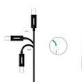 Miniatyrbillede 6 af 6: Printerkabel USB-C - USB-B 480Mb/s 2m sort