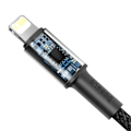 Pikkukuva 4 / 9: Kaapeli iPhonelle USB-C - Salamannopea lataus 20W 1m - musta
